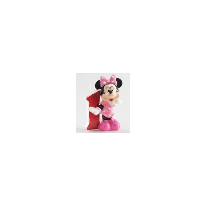 Bougie d'anniversaire Minnie - 1 an