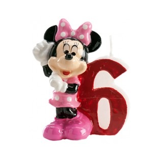 Bougie D Anniversaire Minnie 6 Ans