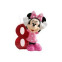Bougie d'anniversaire Minnie - 8 ans