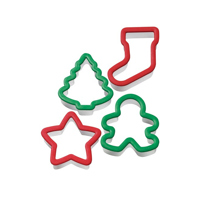 Wilton Grippy Cutter Christmas set/4