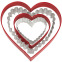 Wilton Cookie Cutter Metal Heart - Pk/4