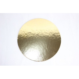 Gold Cake board - Round - 28cm