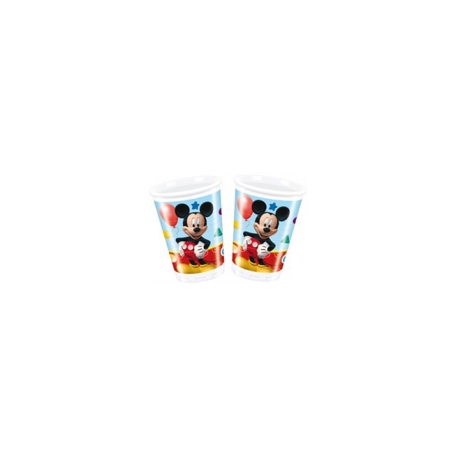 8 gobelets en plastiques - Mickey 