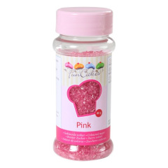 Gekleurde suiker -Roze- FunCakes 80g