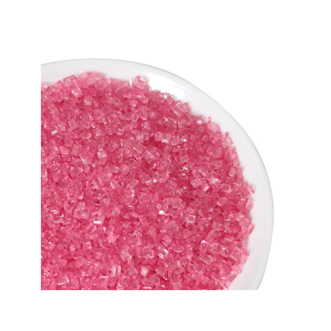 Coloured Sugar -Pink- 80g - Funcakes