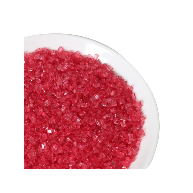 Coloured Sugar - Red - 80g - Funcakes