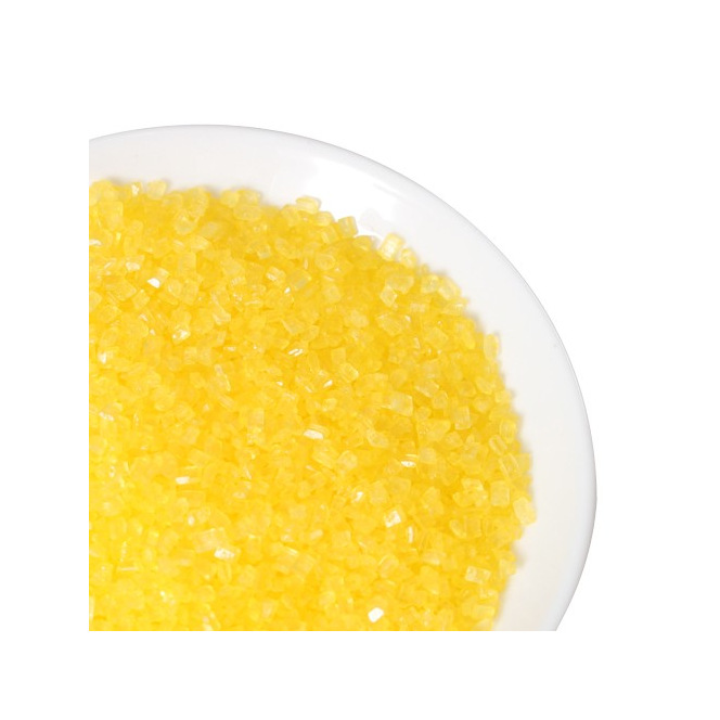 Coloured Sugar -Yellow- 80g - Funcakes