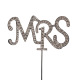 Lettres Mrs en strass 