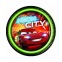 8 paper plates - Cars Neon City
