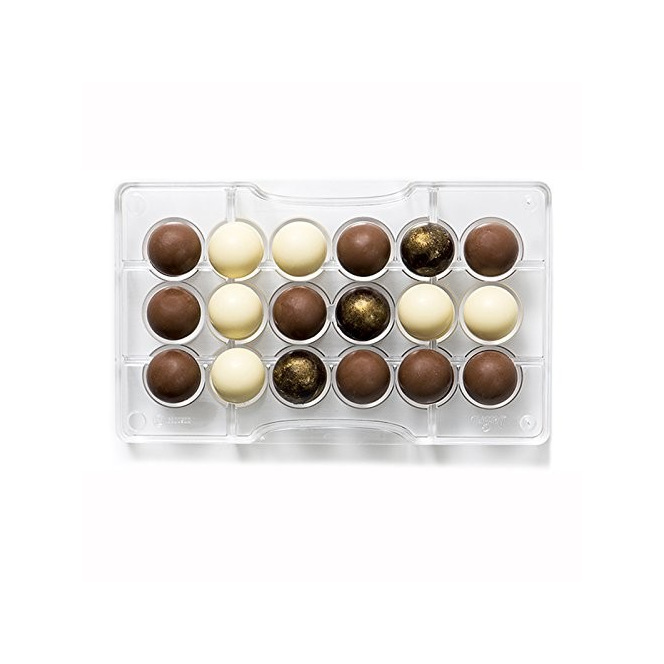Moules à Chocolat, Moule Forme Demi-Sphères 15 Cavités Silicone