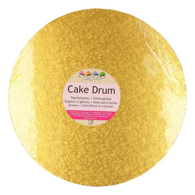 Drum Cake 30.5 cm goud - Funcakes