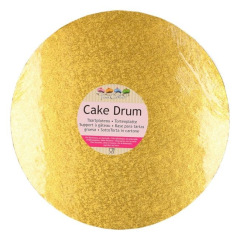 Support Rond Rond de Luxe 25 cm Doré - Funcakes