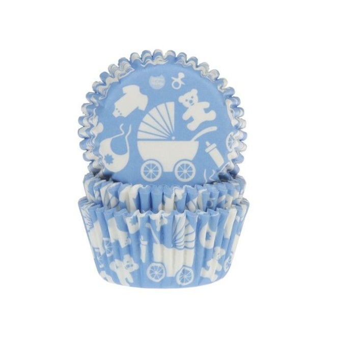 Caissettes Baby Blue - 50 pièces - House of Marie 