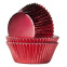 Baking Cups Foil Red - 24 pieces - House of Marie 
