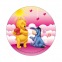 Wafer disc Winnie The Pooh 20cm - with eeyore
