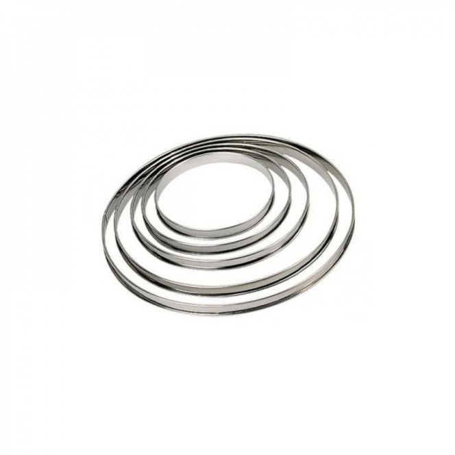 Cercle à tartelette inox perforé 6 cm De Buyer 