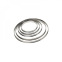 Roestvrijstalen taart ring met opgerolde rand - de Buyer : Diameter:12 cm