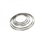 Roestvrijstalen taart ring met opgerolde rand - de Buyer : Diameter:10 cm