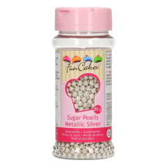 Perle en sucre - Doré métallique - 4mm -FunCakes 80g