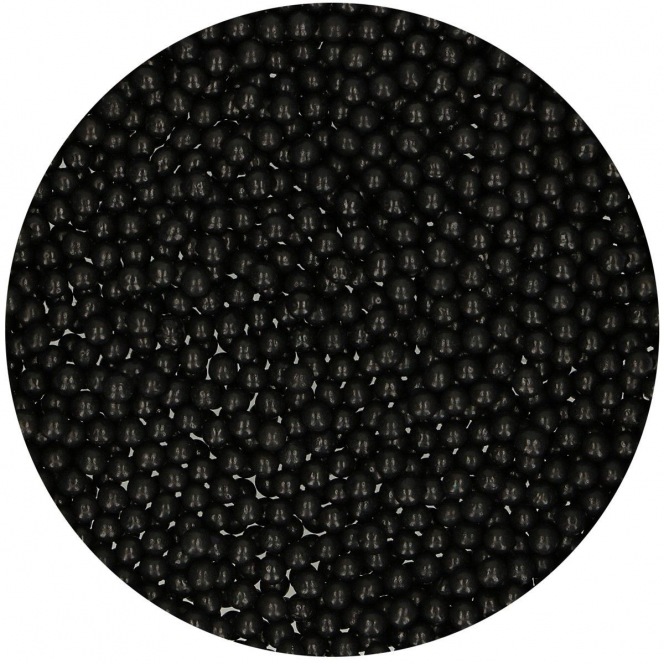 FunCakes Sugarpearls - Shiny Black - 4mm