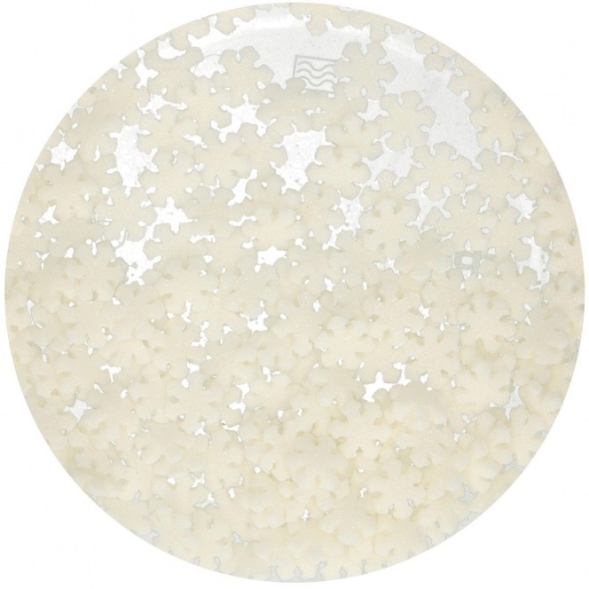 Snowflakes Glitter White Funcakes 50g