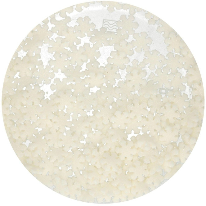 Flocons blanc brillant FunCakes 50g