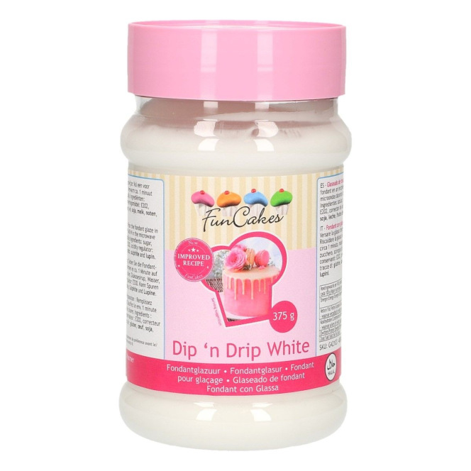 FunCakes Dip n Drip blanc - 375g