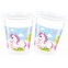 8 Plastic Cups - Unicorn