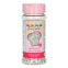 Mini perles Argentées et blanches Funcakes 80g