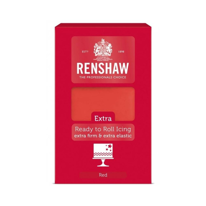 Rollfondant - Black - 1kg- Renshaw Extra