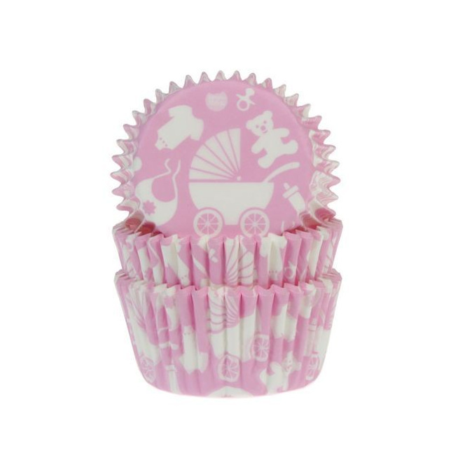 Caissettes Baby Pink - 50 baking cups - House of Marie 