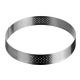 Inox Steel Perforated tart ring 12.5cm - De Buyer