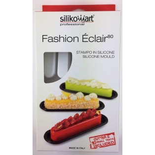 Moule en silicone fashion éclair 80 - Silikomart Professional