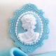 Silicone mould - Oval Cameo & Oval Frame- KATY SUE