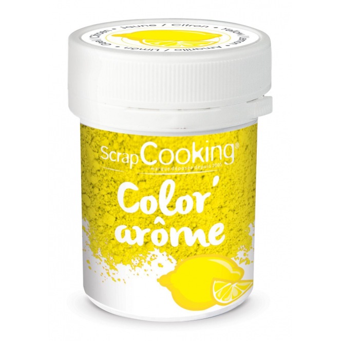 Color'arôme jaune/citron 10g - Scrapcooking