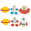 Sugar Decorations - Space - 6pcs - Decora 