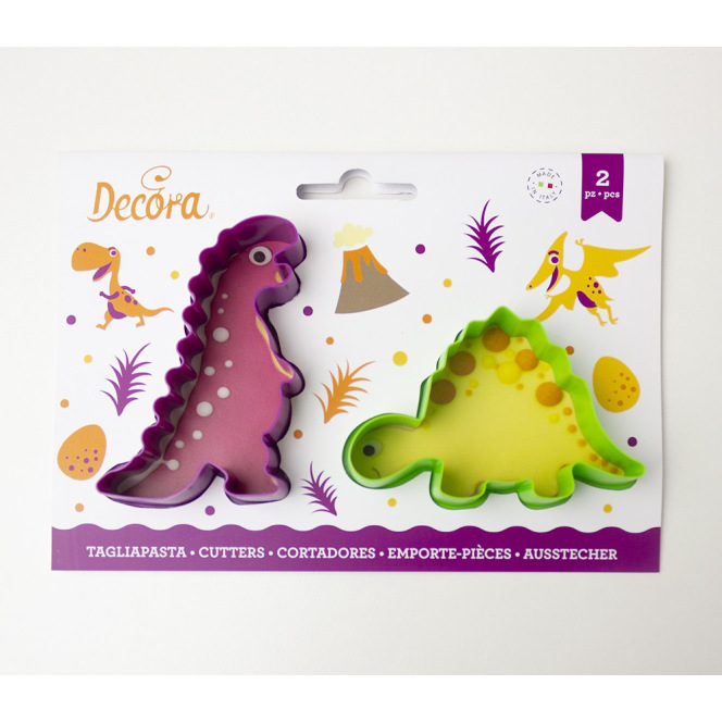 Emporte-pièce - dinosaures 2pcs - Decora