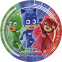 8 assiettes en carton - PJ Masks