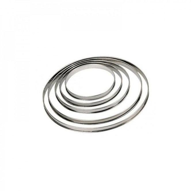Tart Ring - Stainless Steel -  2cmx20cm