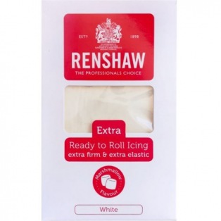 Ready to roll Icing Extra Marshamallow Taste - White 1kg - Renshaw