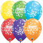 6 Ballons d'anniversaire en latex
