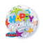 Ballon Bubble anniversaire étoile