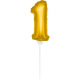 Mini Ballon Doré Chiffre 1