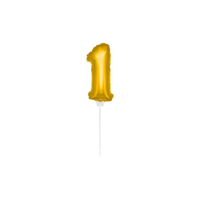 Mini Ballon Doré Chiffre 1