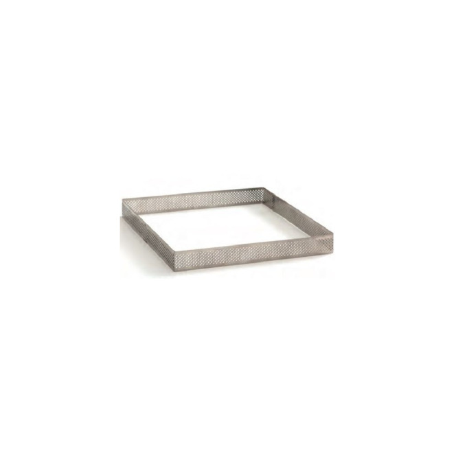 Square Tart Ring  With Perforated edged 20 cm - Decora