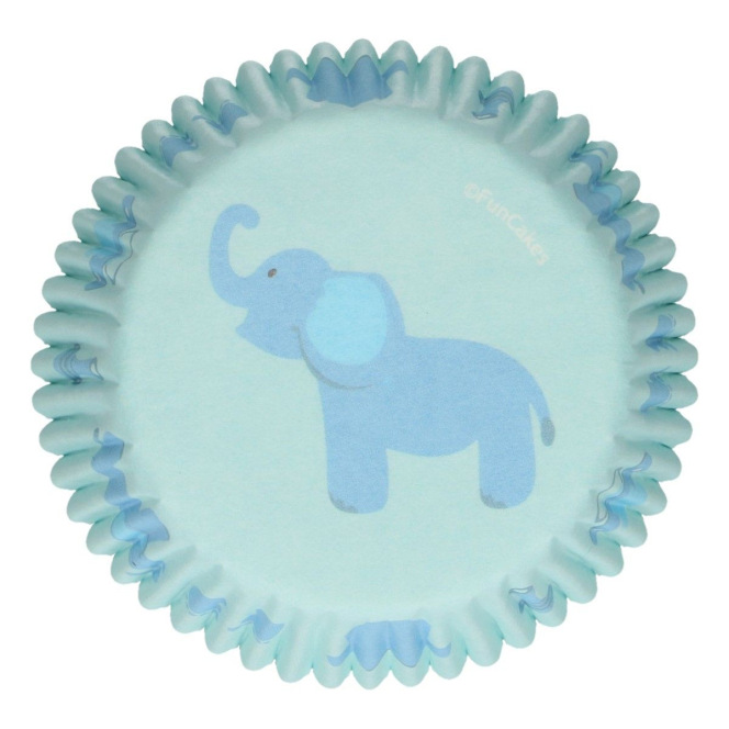 Caissettes bébé garçon - 48pcs - Funcakes