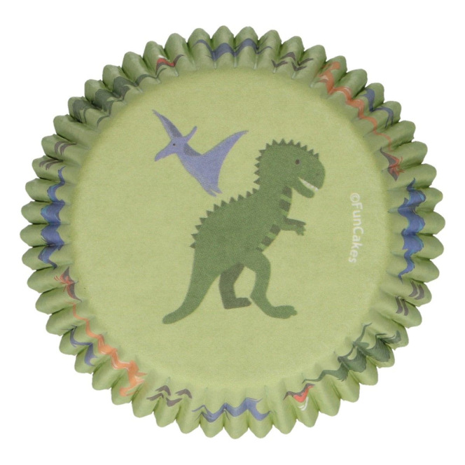 Caissettes Dinosaures- 48pcs - Funcakes