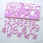Embossing Set - Numbers & Symbols - Sweet Stamp Elegant by Amy Cakes