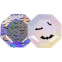 6 assiettes octogonales Halloween - Chauve-souris - Folat