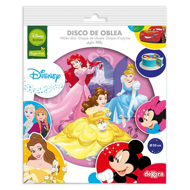 Disque azyme Princesses Disney - Cendrillon - 20cm